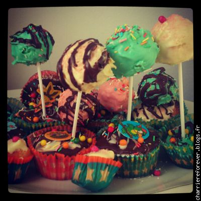 mélange coloré POP CAKES et CUPCAKES